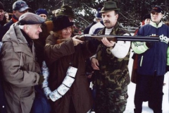 Jadwiga Żukowska i Stanisław Śliskowski na strzelnicy