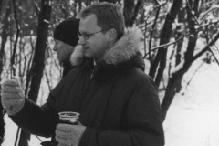 Maciej Stuhr na ognisku