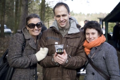 Iza Olejniczak, Robert Wrzosek i Olga Pawlak na pikniku w Podstolicach